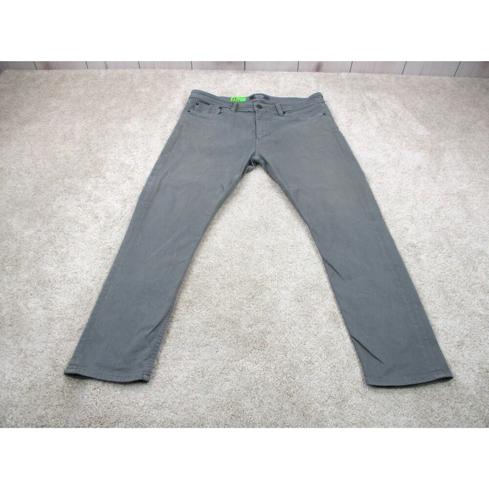 Revtown Decade Denim Jeans Men 38 Dusty Sage Green Taper Stretch 38x29